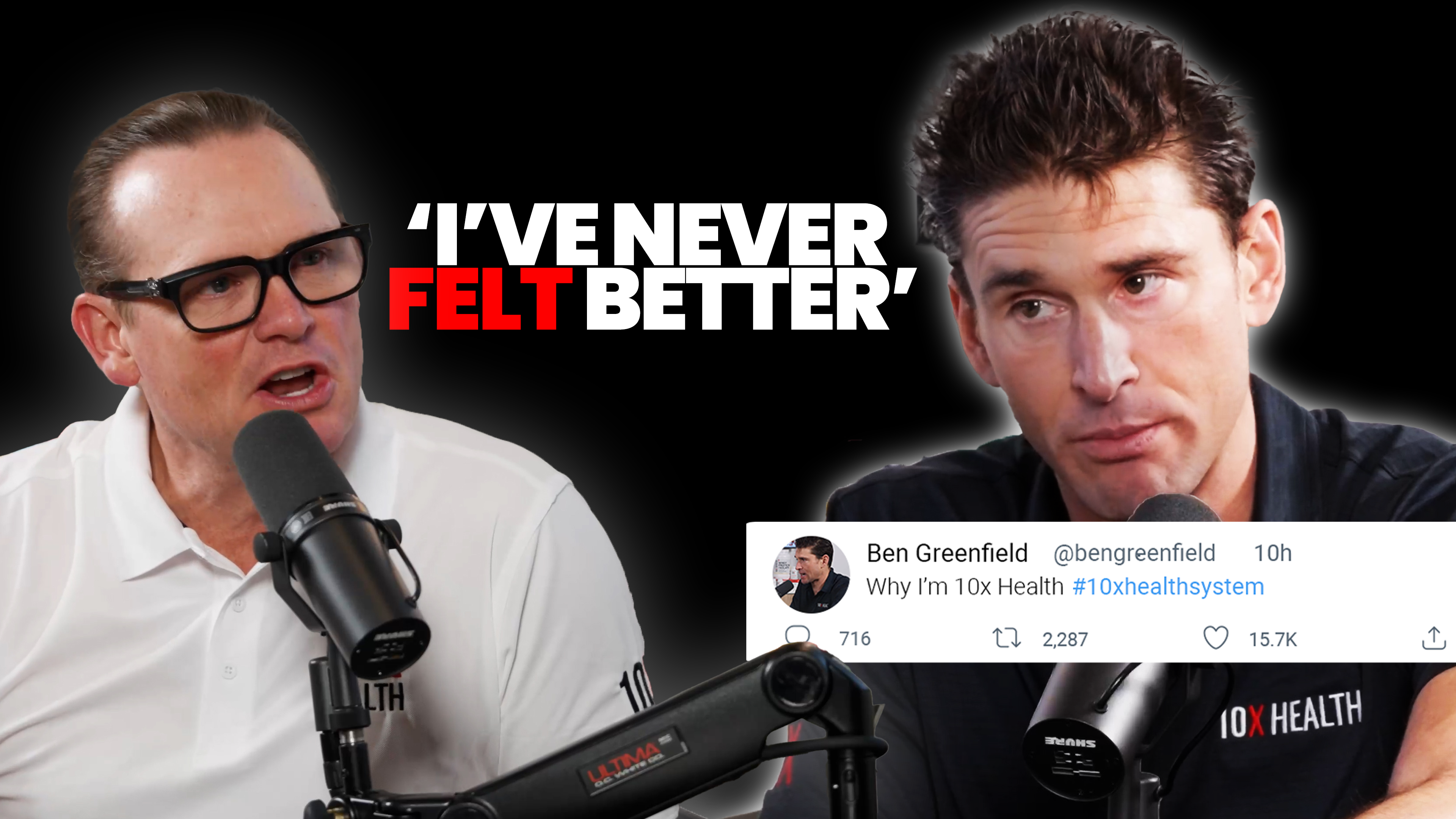 10X Health Ben Greenfield podcast YouTube thumbnail
